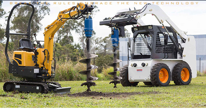 guardrail excavator mounted hammer hydraulic piling machine driver