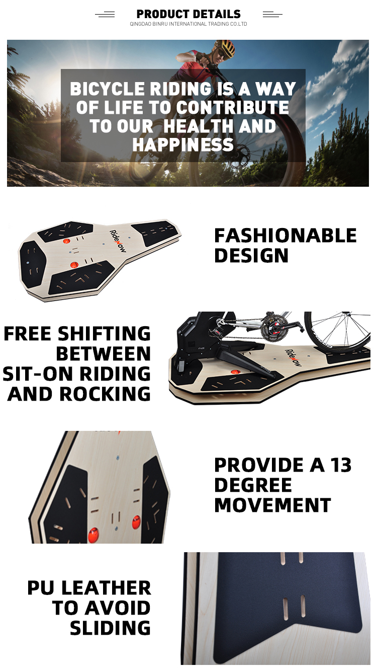 Revolutionize Your Fitness Routine With Our Indoor Bicycle Rocking Board Power Trainer