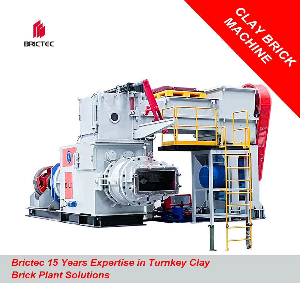 Industrial Vacuum Extruder for Hollow Bricks High Density Clay Brick Making Machine