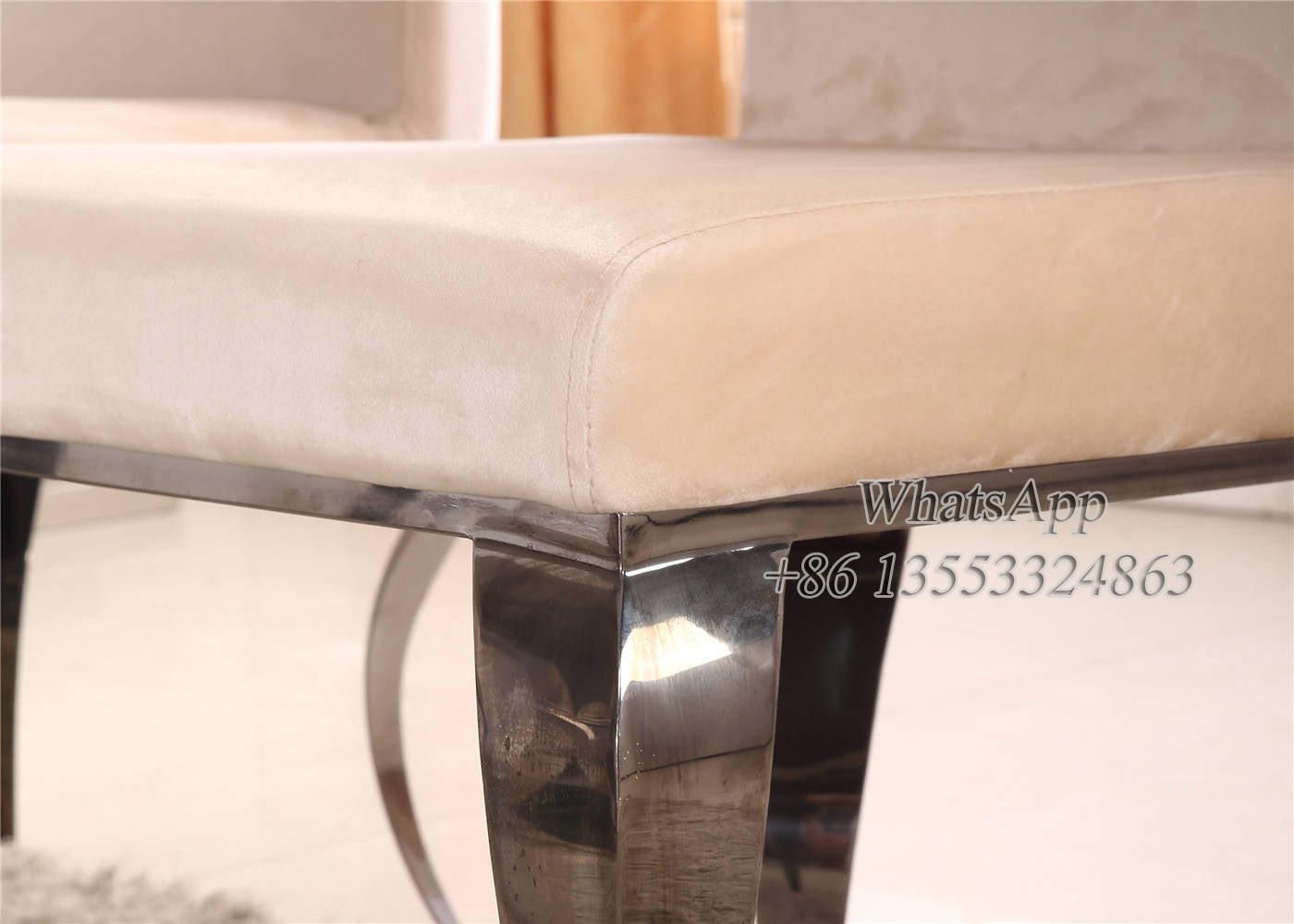 Glass Stainless Steel Dining Table Base Suppliers in Chinese Factory (YS-6)