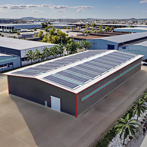 Buy cheap Galvanized Steel Warehouse 200kg/m² Load Bearing Prefabricated Structure product