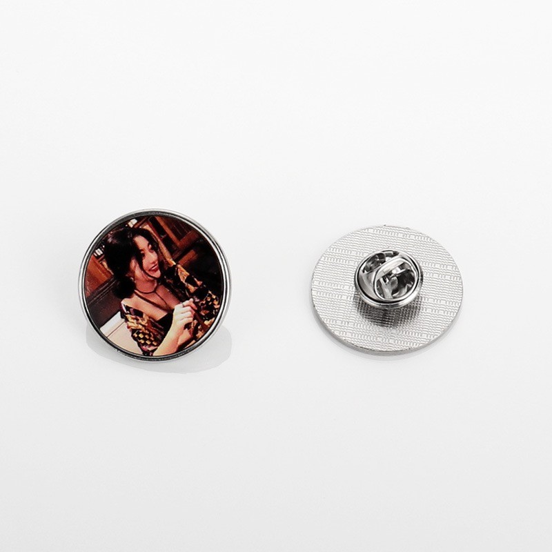 DIY Sublimation Blank Metal Badge For Personalized Photos Design