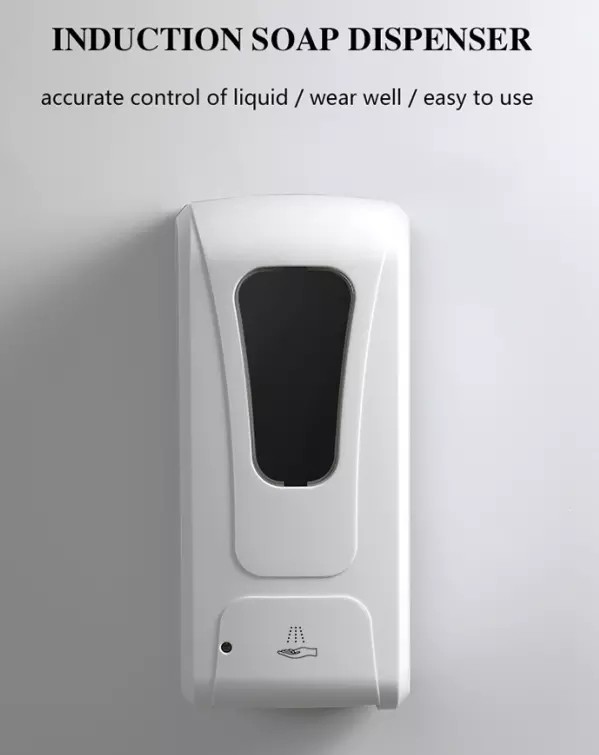 Hotels Wall Mounted 1200ml Hands Free Hand Sanitizer Dispenser