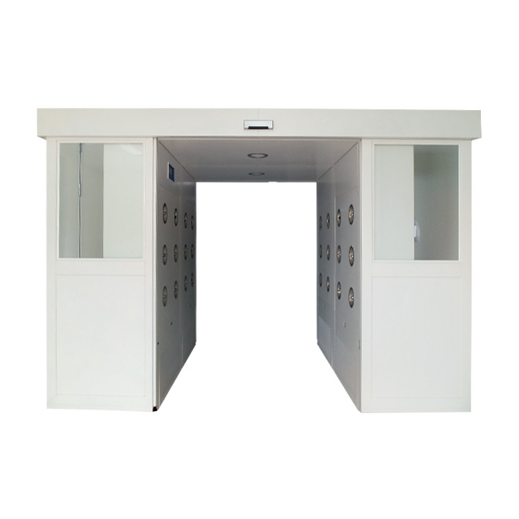 PLC LED Cargo Airlock Cleanroom , LCJ Portable Air Shower Material Pass Through
