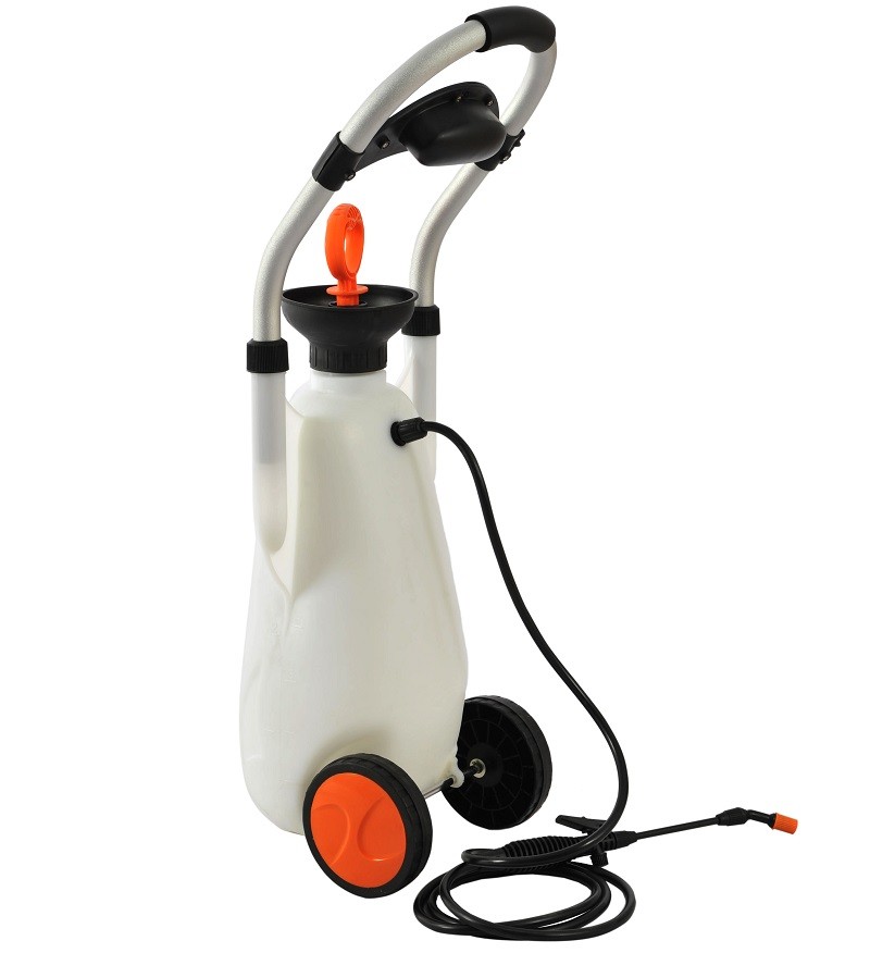Portable 12L pressure eyewash equipment, portable emergency ABS eye wash station