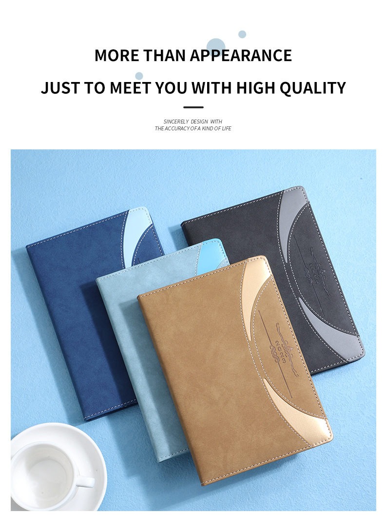 100 Sheets Inner Pages A5 Diary Leather Journal Hardcover Planner Printed Notebook