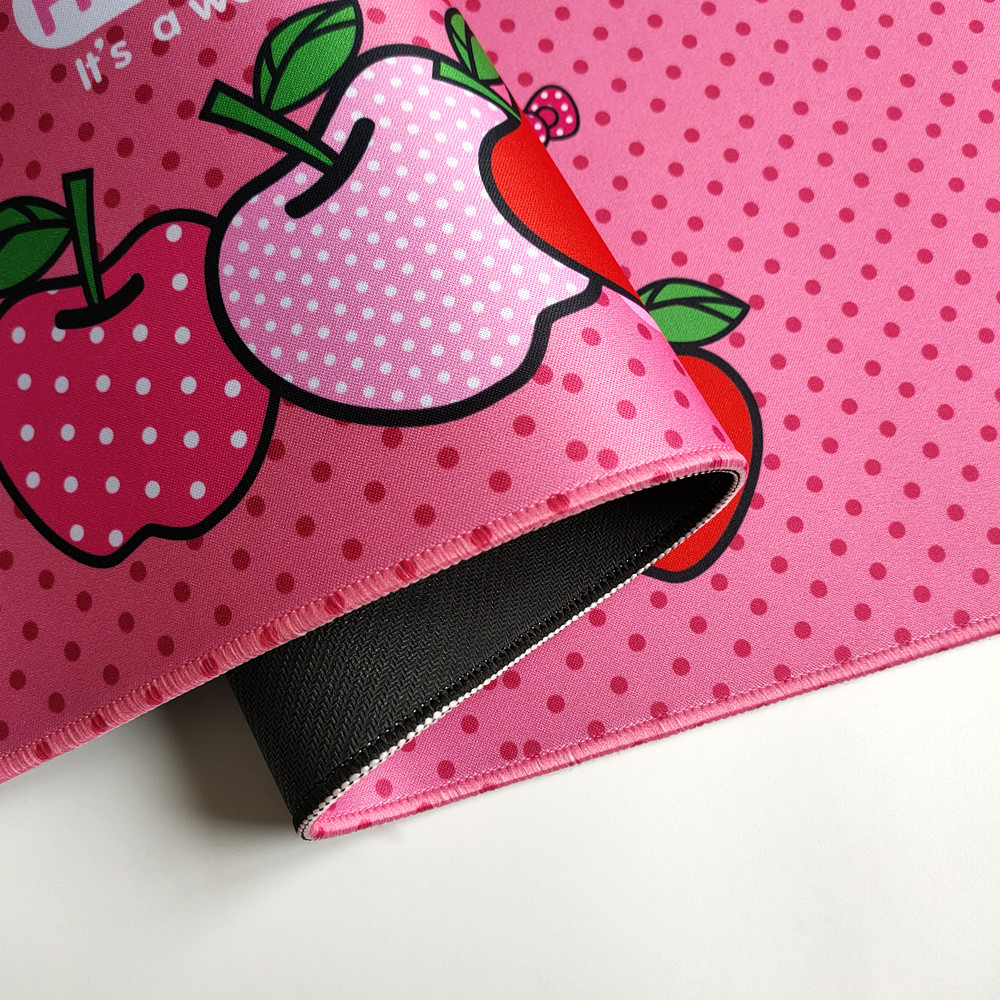 Logo Printing Rubber Base Mouse Pad Neoprene Fabric Roll