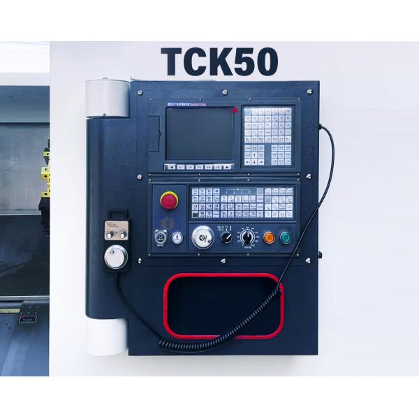 TCK50 Small CNC Lathe Machine Light Duty Slant Bed Turning And Milling Center For Metal