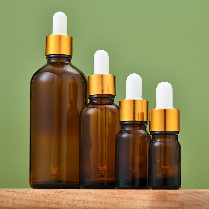 Private Label Oil Bottles 5ml 10ml 15ml 30ml 50ml 100ml Frosted Glass Dropper Bottle with Glass Pipette OEM/ODM Acceptable