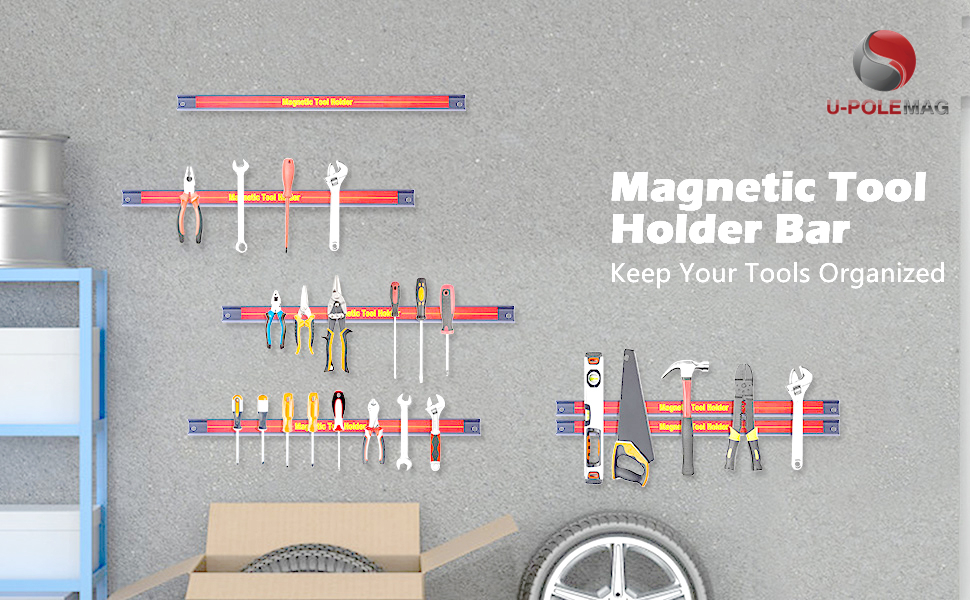 Permanent 8" 12" 18" 24" Heavy Duty Magnetic Tool Holder/ Magnet Tool Bar For Wrench Pliers Screw Driver
