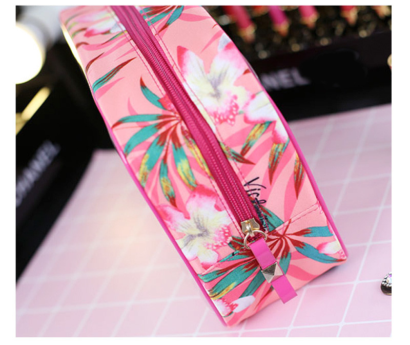 Travel PVC Clear Makeup Polyester Cosmetic Bag