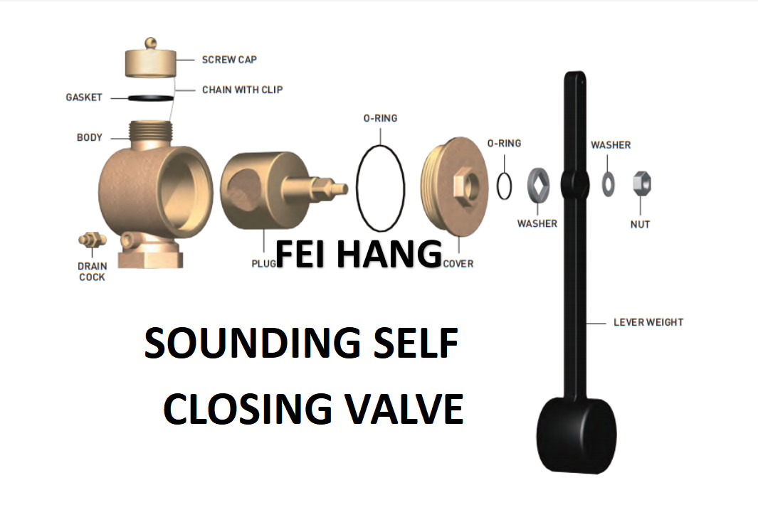 NC NO.36A-40 NS NO.36F-40 Self-Closing Cock Head with Thread Connection NPT