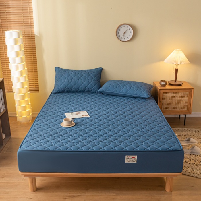 Waterproof Soft Zipper Mattress Cover Quilted Jacquard Water Proof Mattress Protector