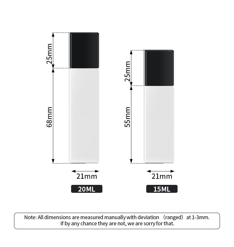 OEM Portable Travel Bottles Set , 20ML Empty Travel Size Lotion Bottles