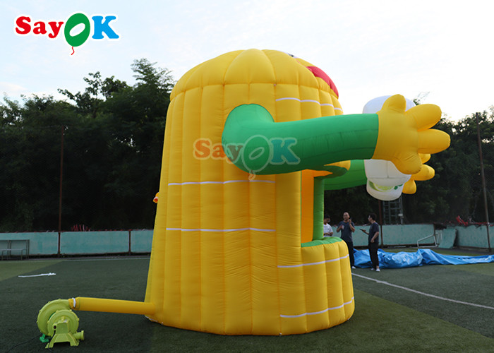 Oxford Inflatable Air Tent Lemon Cartoon Booth Aerated Custom Made