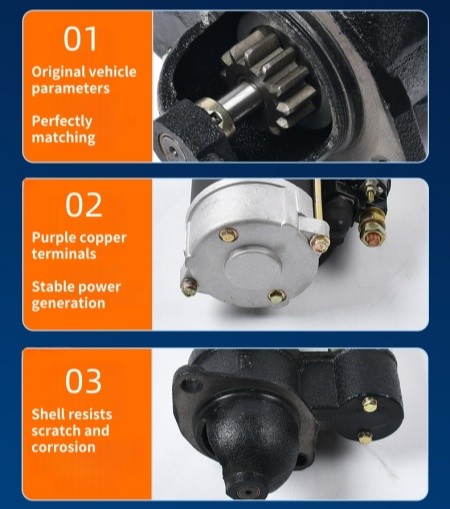 A25 A30 A35 A35FG A40F Engine Starter Motor BPS30217 M009T82172 M9T82172 11423474 For VOLVO EC360 EC460 D12D