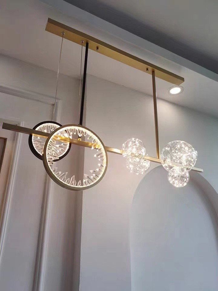 Modern Home Decor Glass ball Pendant Lights Bar Hotel Home Decorative Chandelier Hanging Lamp