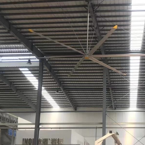 5.0m 16FT Electric AC Powered HVLS Industrial Ceiling Fan Ventilator with PMSM Motor