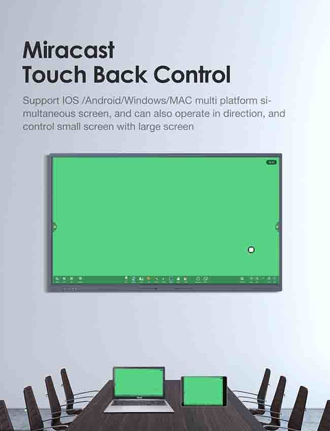 LGS pen white interactive flat panel bright class interactive flat panel with pc Big size touch screen interactive smartboards for school touch