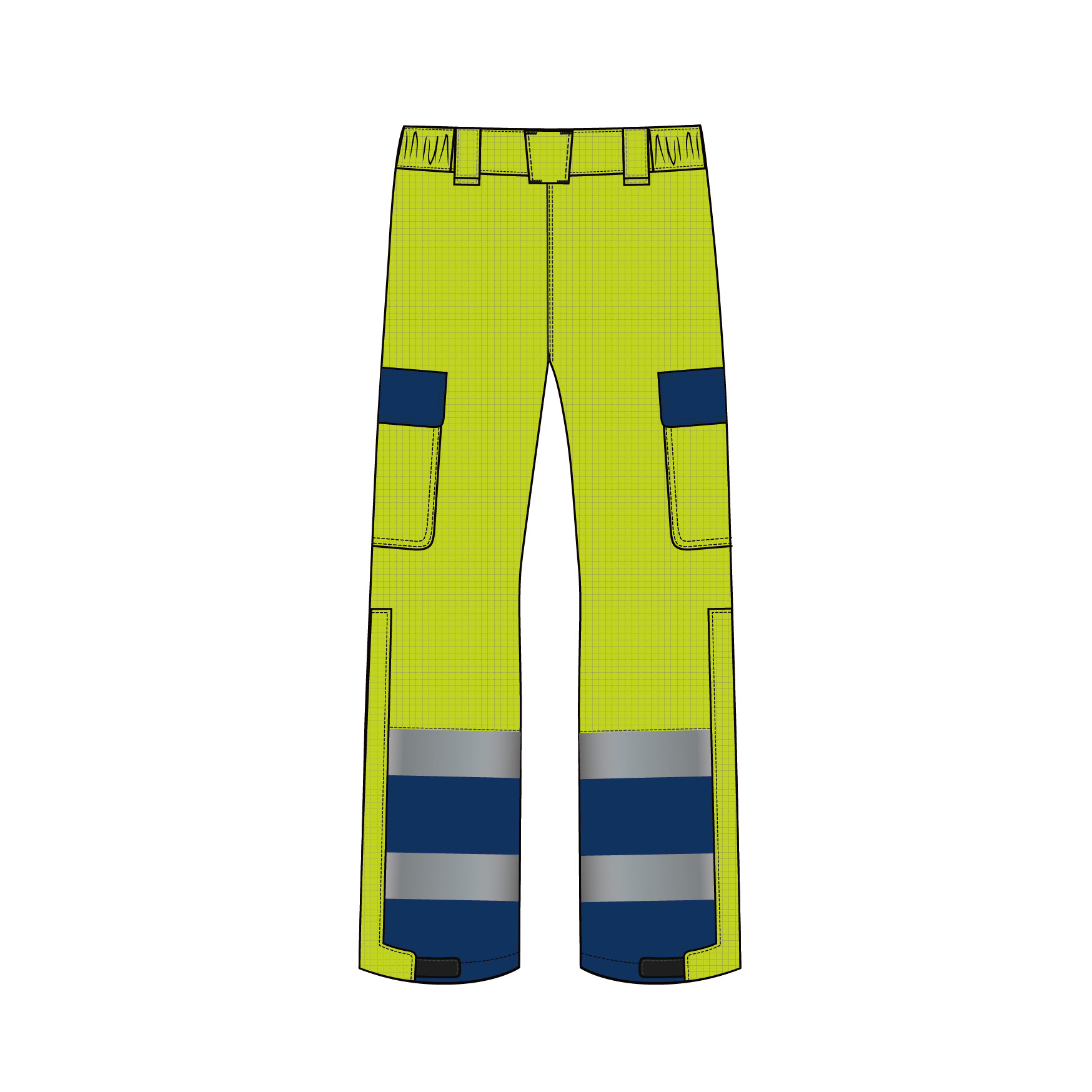 Arc Protection Rain Proof Workwear FR Hivis Rain Pants