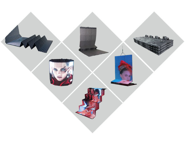 6000 Nits Ultra Thin LED Display Advertising Indoor Foldable LED Screens For Events