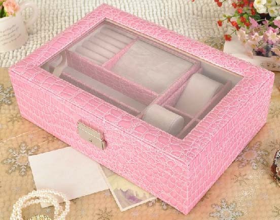 Aluminum Train Case Jewelry Box , Makeup Artist Travel Case With Tiered Bags