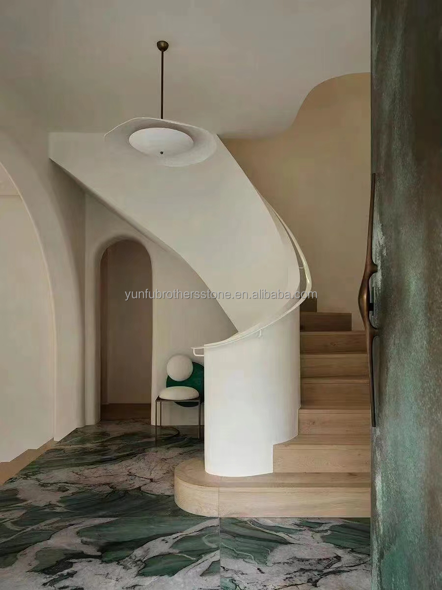 Modern Calcite Marble Flooring Bata Emerald Green Quartzite Slab for Hotel Wall Panel