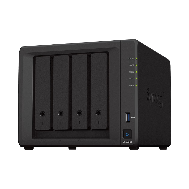 Unhui Synology DS923+ Network Storage NAS 4 Disk Slots Ten Gigabit Extended Disk Array USB Server Backup Web Disk-in Stock