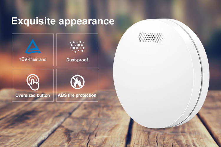 10 Year Battery Smoke Detector Fire Alarm Detector Independent Smoke Alarm Sensor