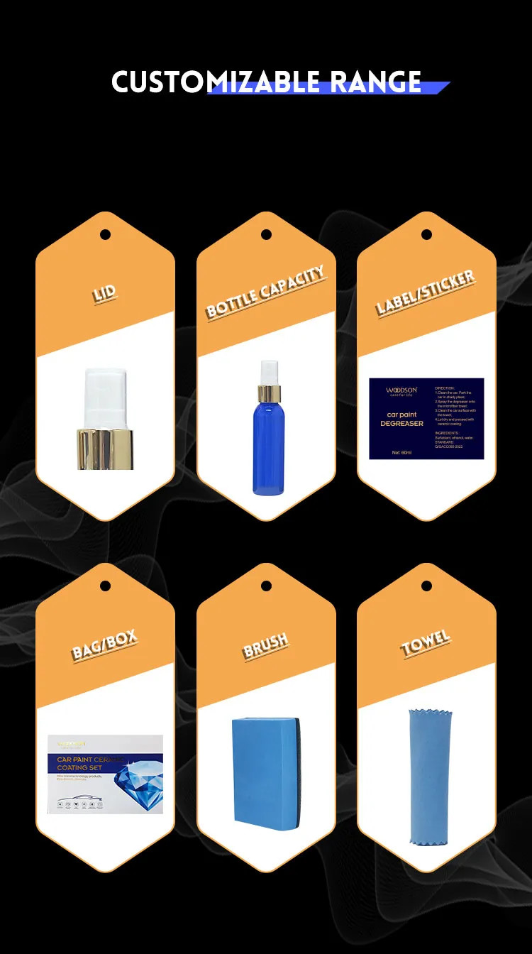 Anti Oxidation Car Ceramic Coating Polish Paint High Penetration 60ML