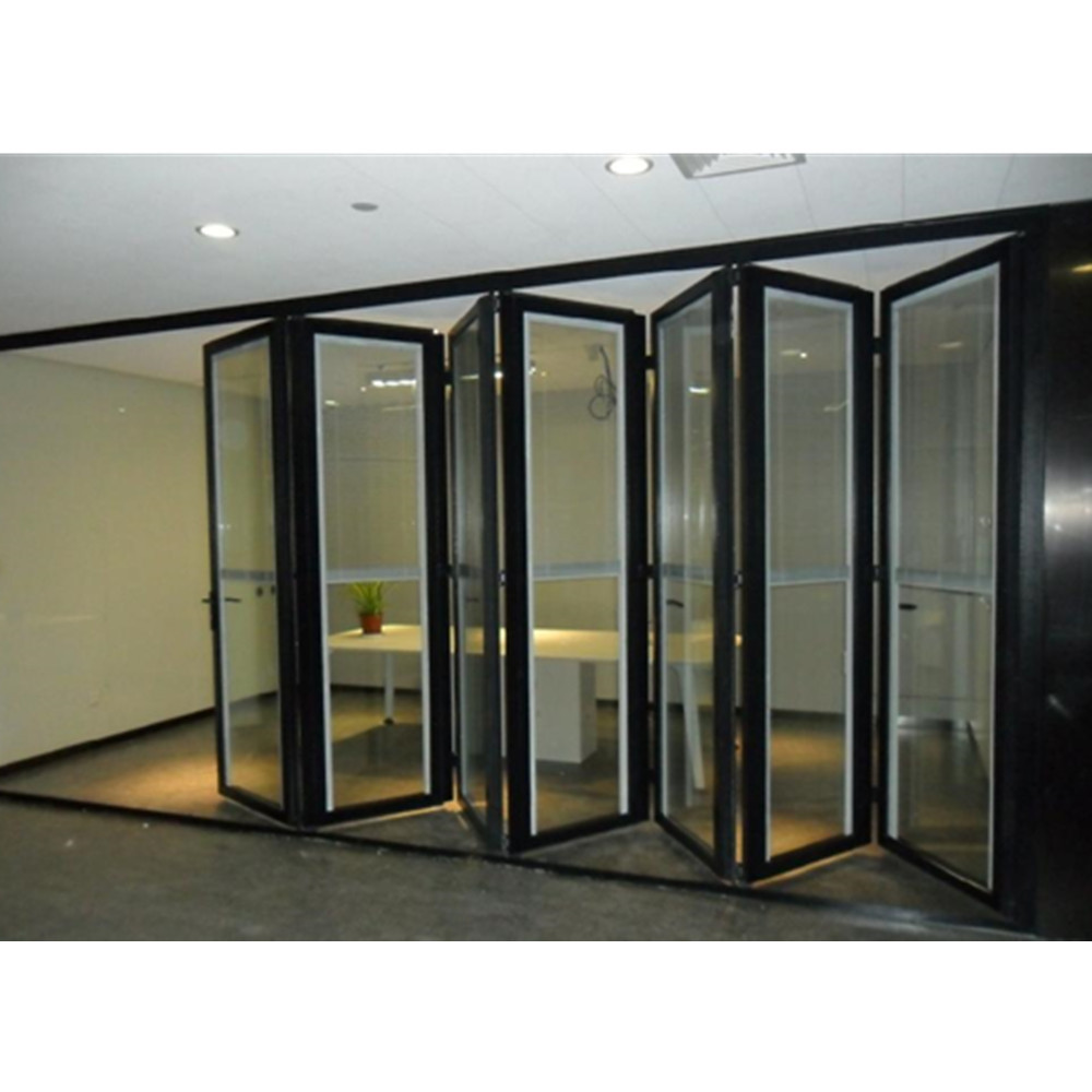 hanging Soundproof Shades Security Aluminum Bifold Windows