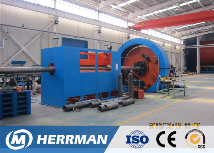 Marine Flexible Pipeline Framework Skeleton Layer Stainless Steel Tape Interlock Armouring Machine