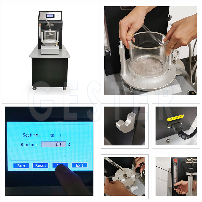 ASTM D4716 Geotextile Apparent Opening Size Tester