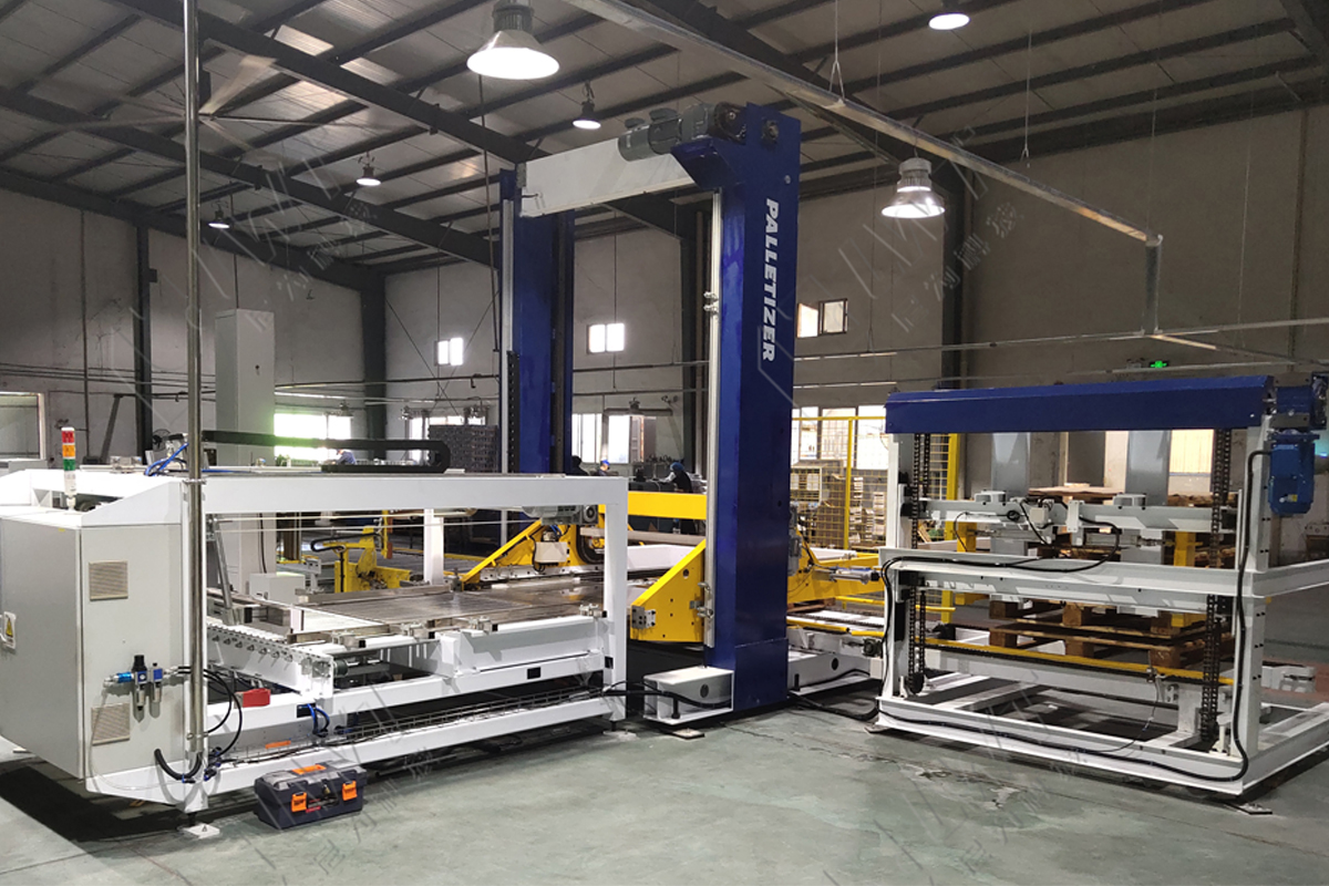 Automatic Gantry Case Palletizer Machine Tray Barrel Case Carton Bag Packing Palletizer