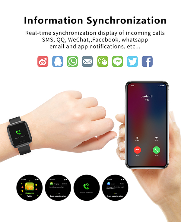 1.3inch IPS Colorful Children'S Gps Smart Wrist Watch , Sport Digital Wristband Bracelet