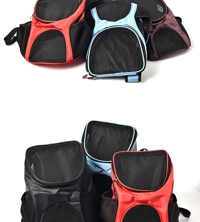 Pet Travel Backpack Outdoor Portable Breathable Foldable Dog And Cat Bag