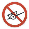 Sale Non-motor Vehicles Prohibition Driving Signs Reflective Film Round Metal Cards