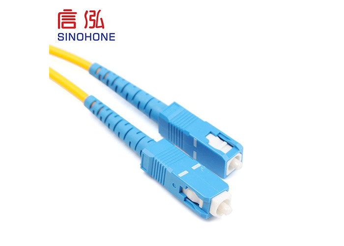 Gigabit Ethernet LC Fiber Optic Cable , Simplex Fiber Optic Cable