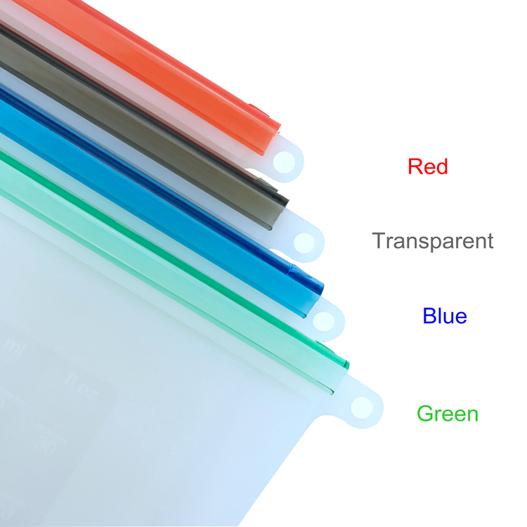 Reusable Silicone Insulated Freezer Airtight Fresh-keeping Leak-proof Food Bags