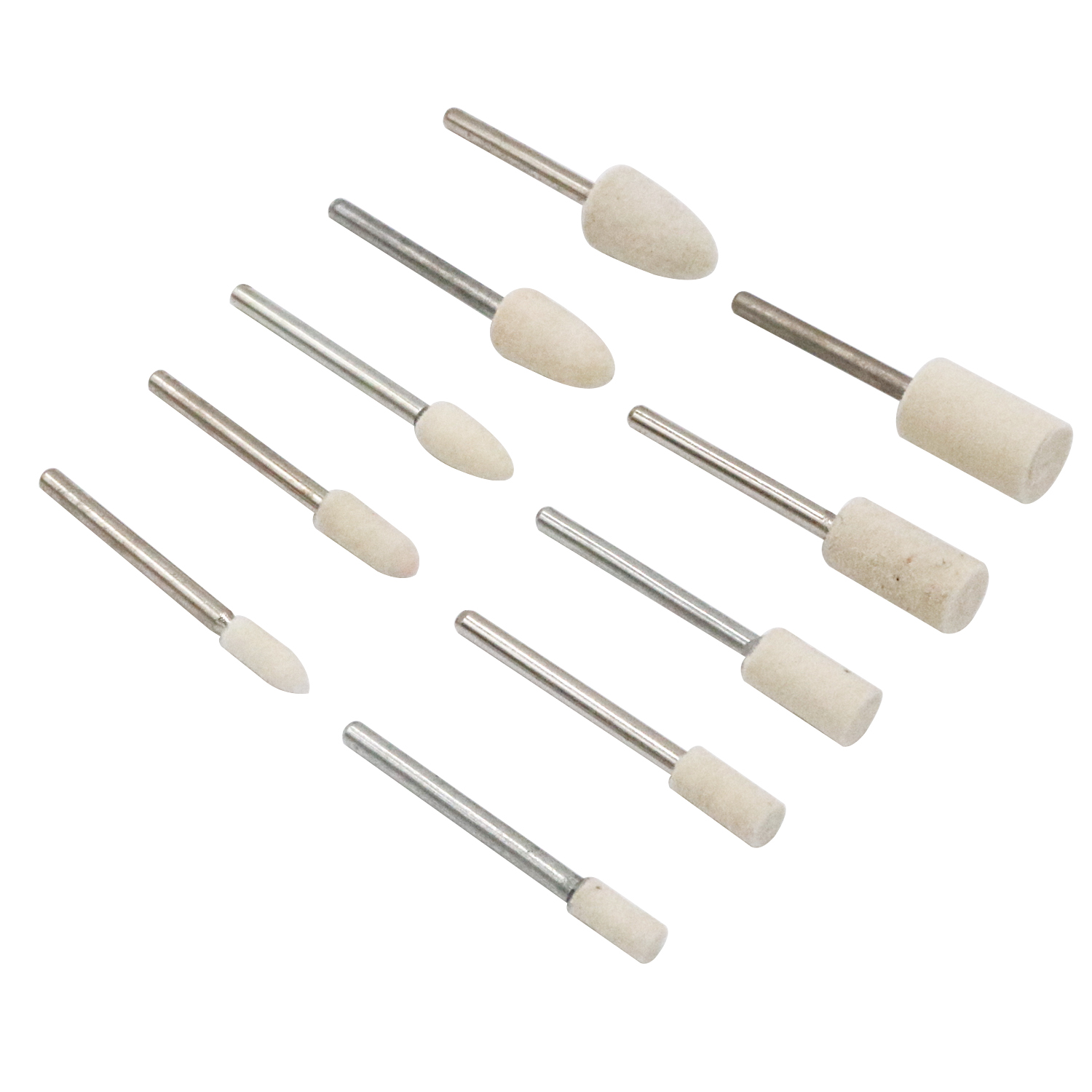 3mm Shank Jewelry Polishing Machine 100pcs Grinding Polishing Wheel