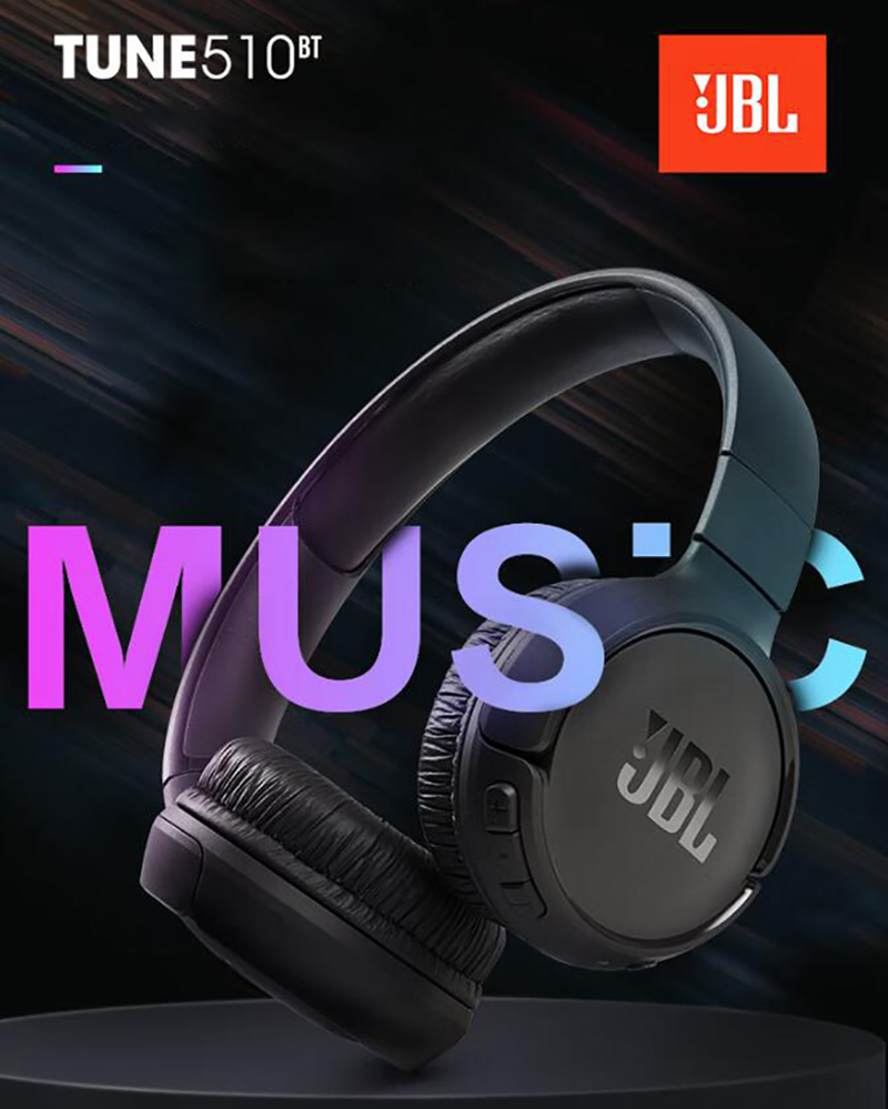 TUNE 510BT Over-Ear Wireless Bluetooth V5.3 Noise Cancelling Headphones & Earphones LED Battery Indicator Microphone Gaming