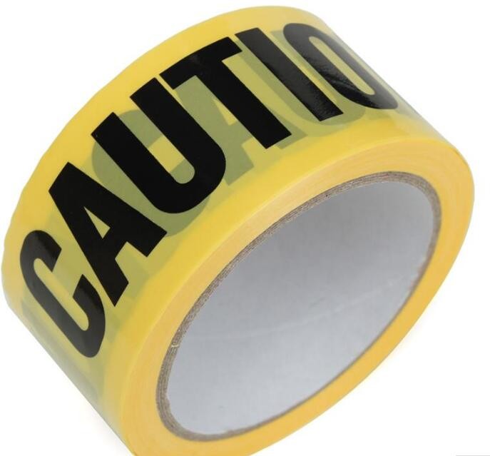 pe no adhesive fright tape halloween Caution Tape yellow warning tape,Custom Printed Halloween Party Decoration Caution