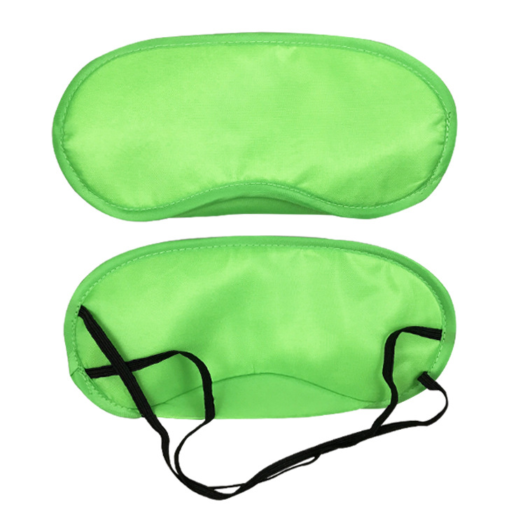 Polyester 3D Sleeping Eye Mask Silk Screen Imprint Blackout Eye Covers