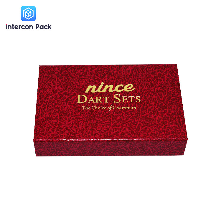 Magnetic Folding Packaging Boxes Luxury Rigid Cardboard With Ribbon