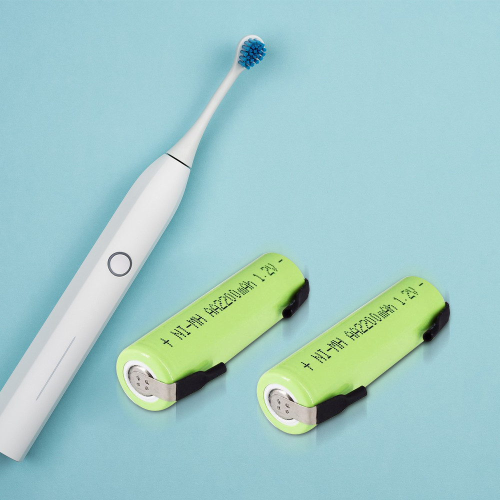 2200mah 1.2v Nimh Rechargeable Battery Pack Aa For Electric Toothbrush