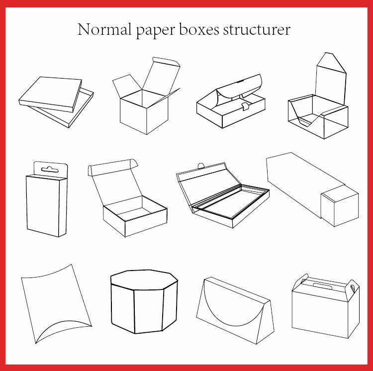 reverse folding custom paper window box for sanitary pad packaging.jpg