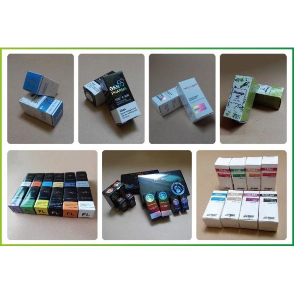 Glossy Lamination Hologram 10ml Vial Boxes 6x2.5x2.5cm