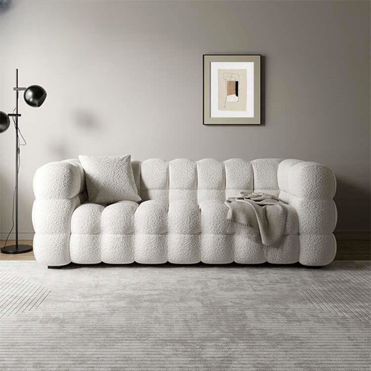 Solid Wood Plywood Living Room Sofas Couches Leather Cover