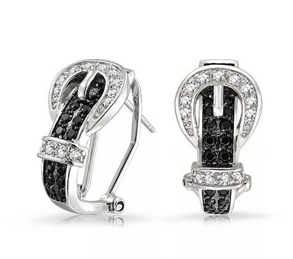 ODM 925 Sterling Silver Hoop Earrings Medium With Small 18K Gold Vermeil Plating