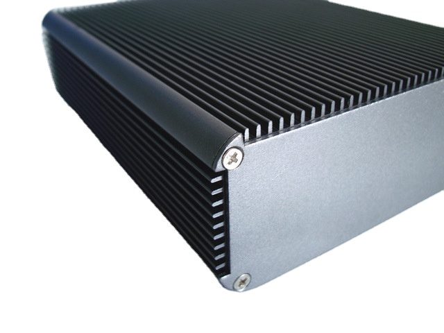 0.4--3mm Thickness Customized Extrusion Heat Sink Enclosure for Electronics Mounting